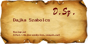Dajka Szabolcs névjegykártya